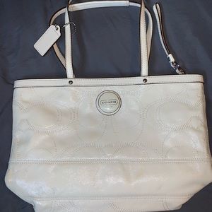Coach Ivory Leather Purse